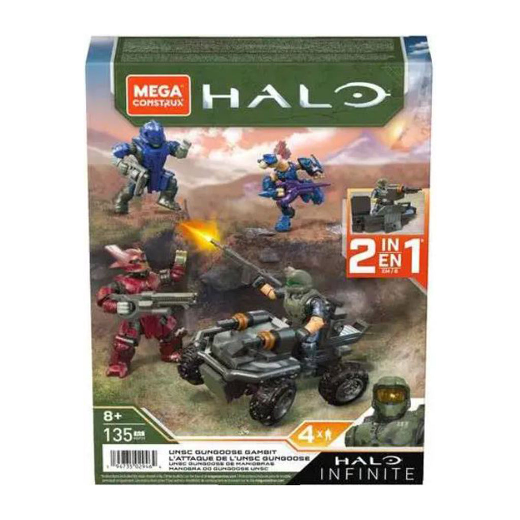 Mega Construx Halo Infinite UNSC Gungoose Gambit Building Set