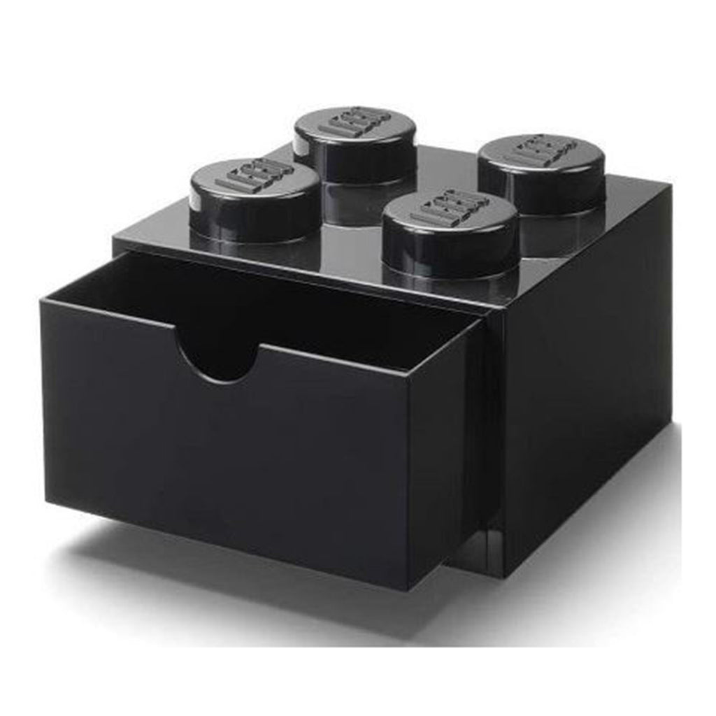 Room Copenhagen LEGO® Black 4-Knobs Storage Brick