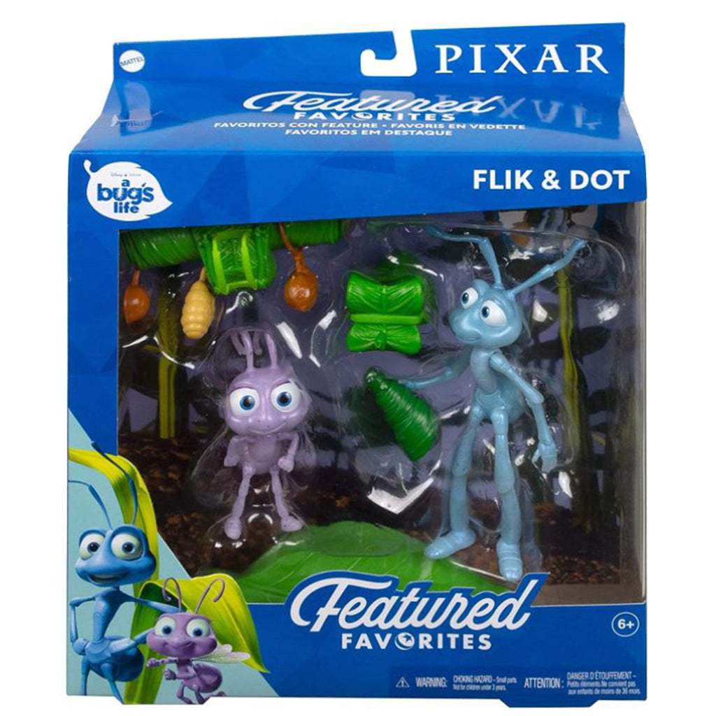 Pixar Featured Favorites A Bugs Life Flik And Dot Set - Radar Toys