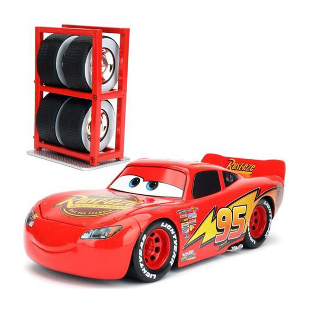 Jada Toys Cars Lightning McQueen Die Cast 24th Scale Vehicle Set