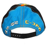 Bioworld Star Wars R2-D2 And C-3P0 Blue Youth Snapback Hat - Radar Toys