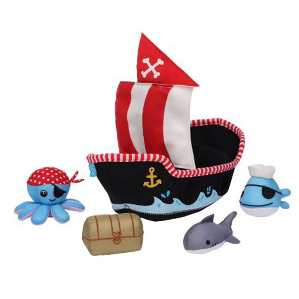 Manhattan Toy Pirate Ship Floating Fill-N-Spill Bath Toy Set - Radar Toys