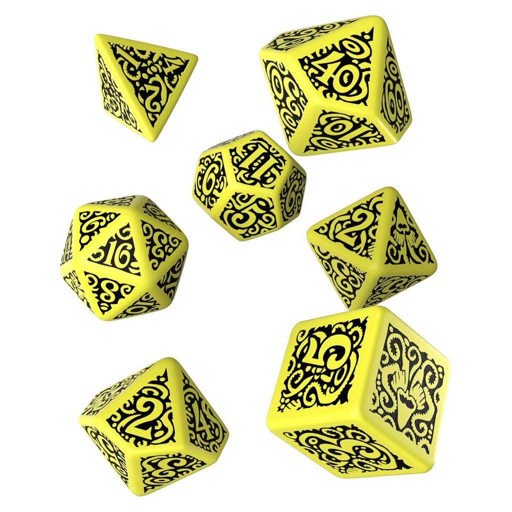Q-Workshop Call Of Cthulhu Hastur Roleplaying 7 Piece Dice Set