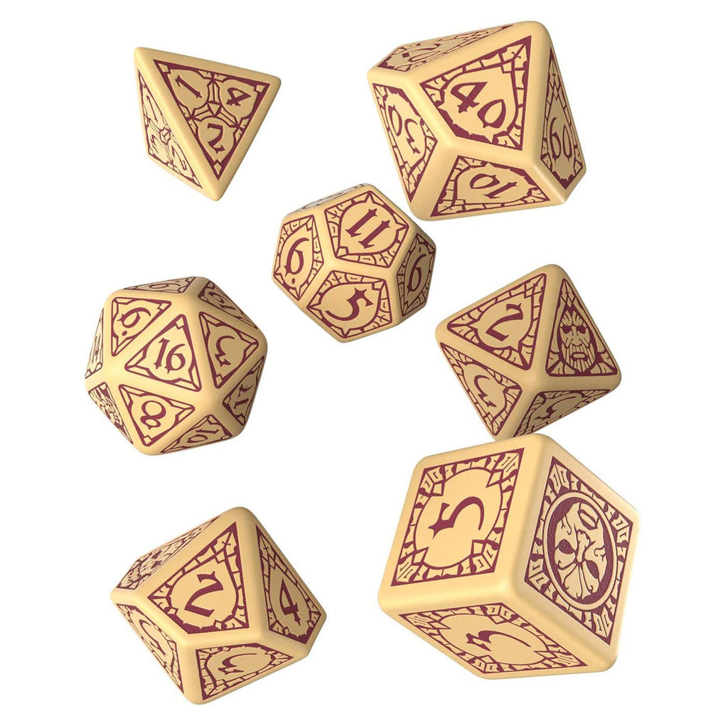 Q-Workshop Divinity Original Sin II Roleplaying 7 Piece Dice Set