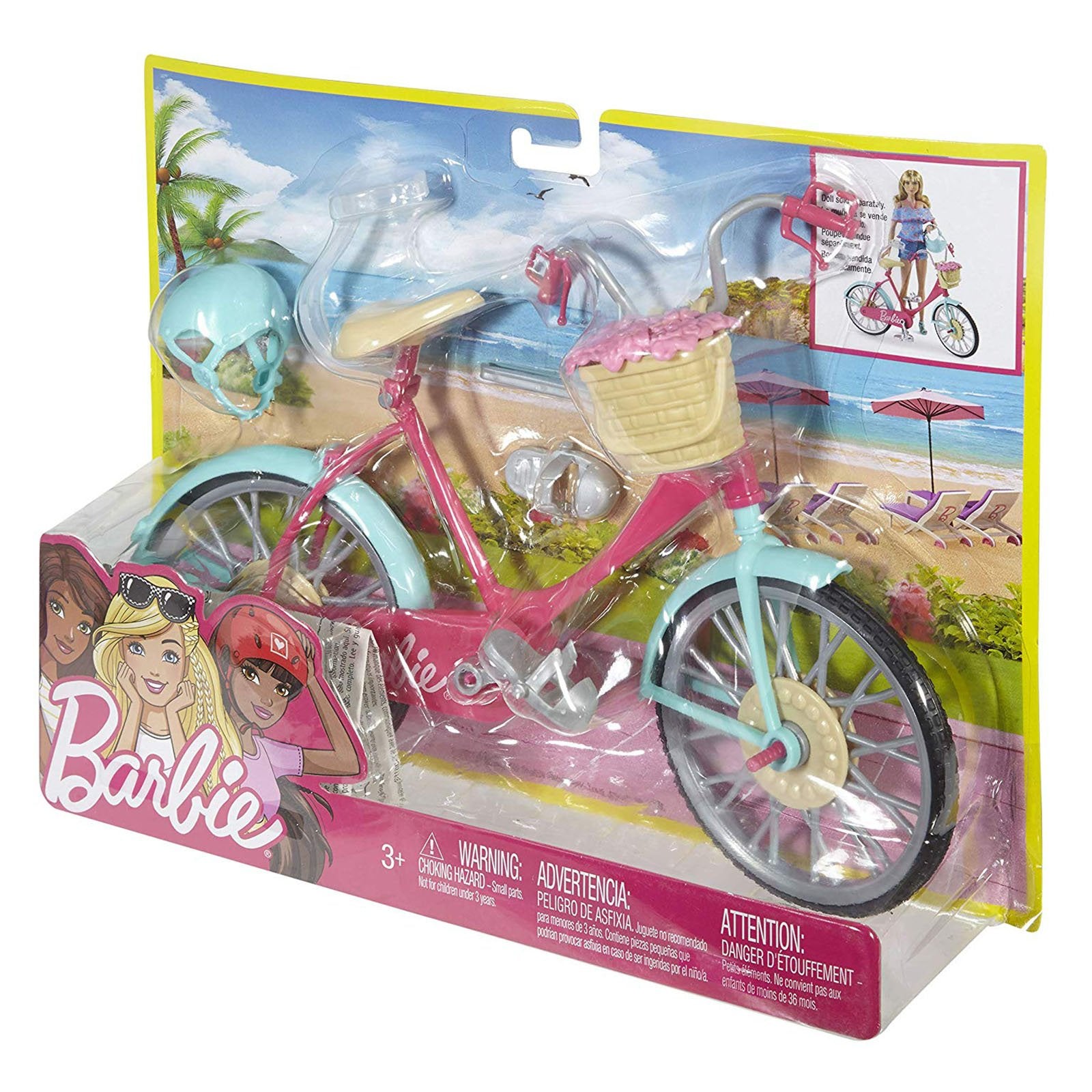 Barbie Bike Set by Mattel