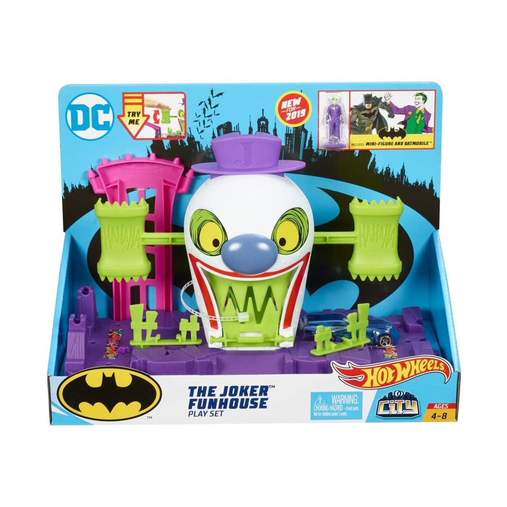 Hot Wheels DC Batman The Joker Funhouse Play Set