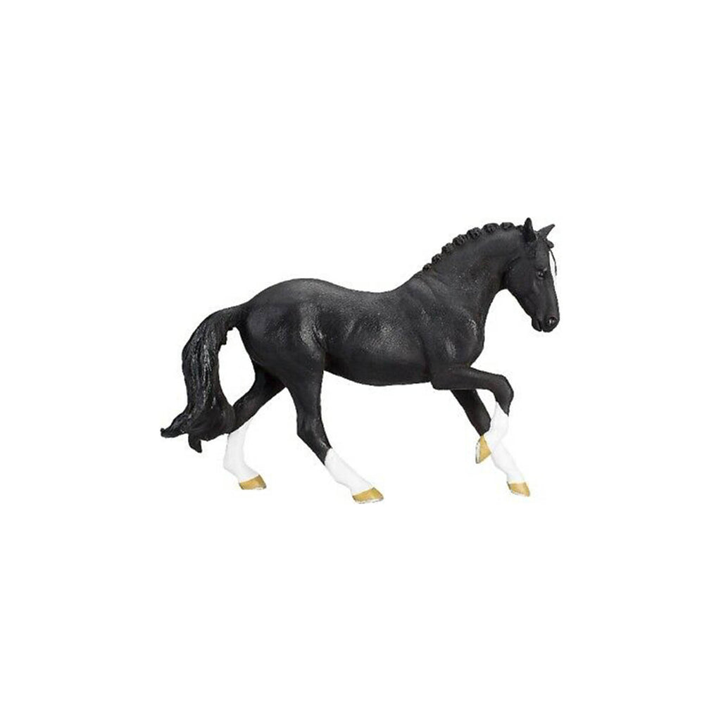 MOJO Hanoverian Black Horse Animal Figure 387241 - Radar Toys