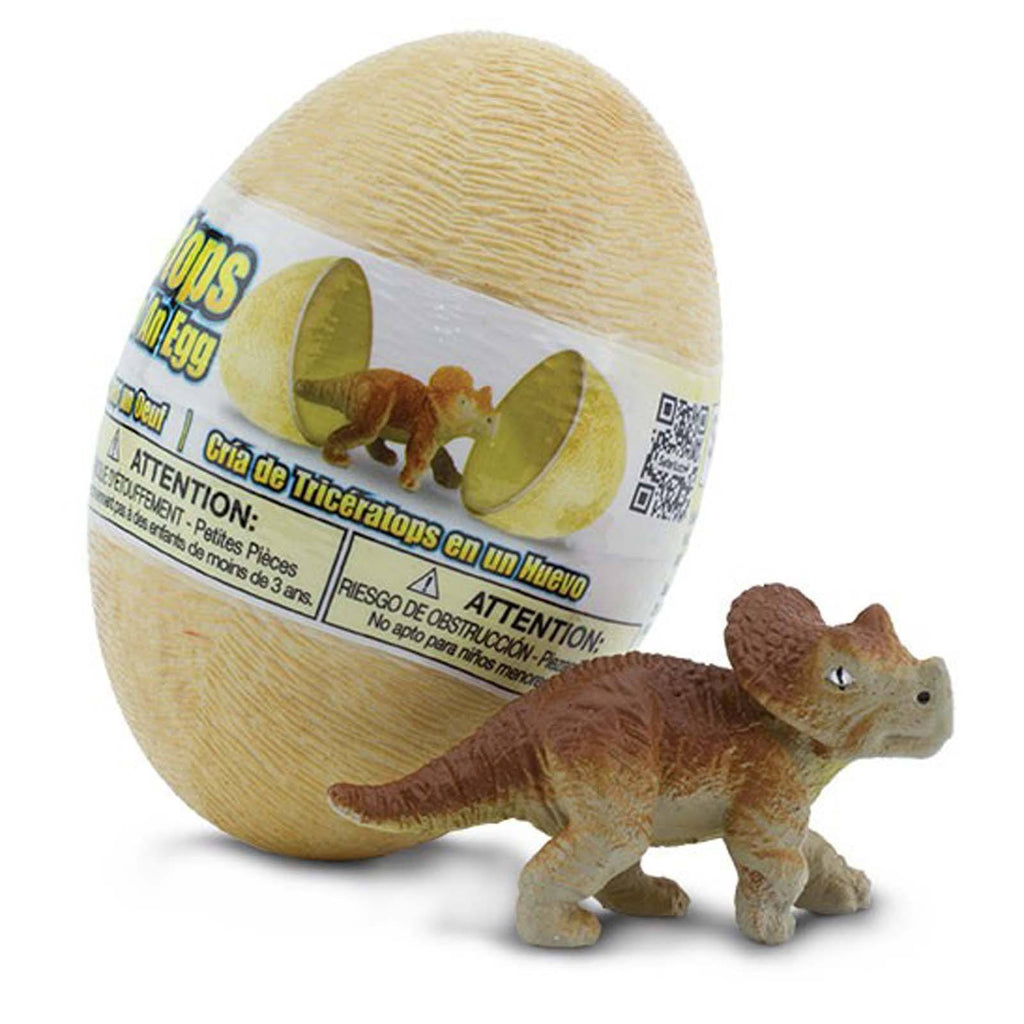Triceratops Baby In Egg Wild Safari Dinosaurs Figure Safari Ltd - Radar Toys