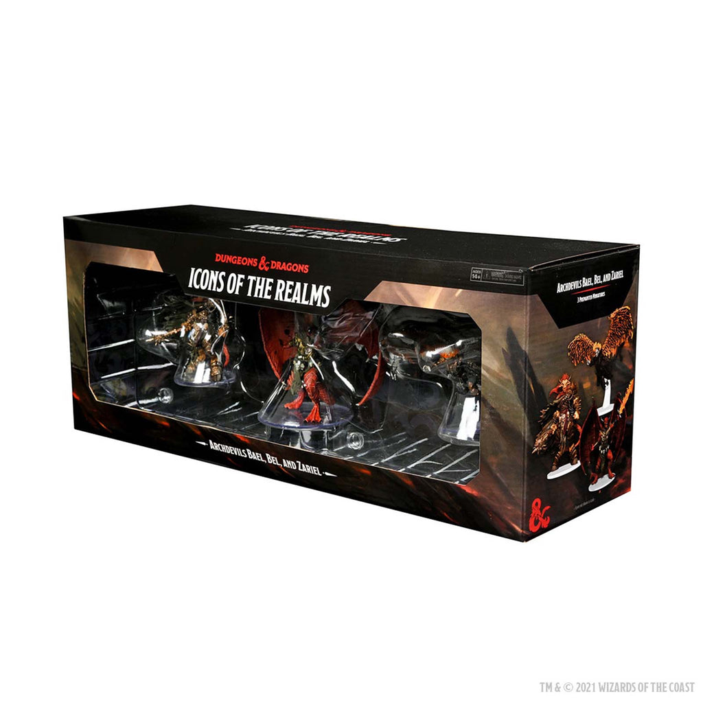 Dungeons And Dragons Icons Of The Realms Archdevils Bael Bel And Zariel Figure Set - Radar Toys