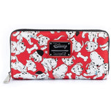 Loungefly Disney 101 Dalmatians 70th Anniversary All Over Print Zip Around Wallet - Radar Toys