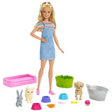 Barbie Plan 'N' Wash Pets Doll And Playset - Radar Toys