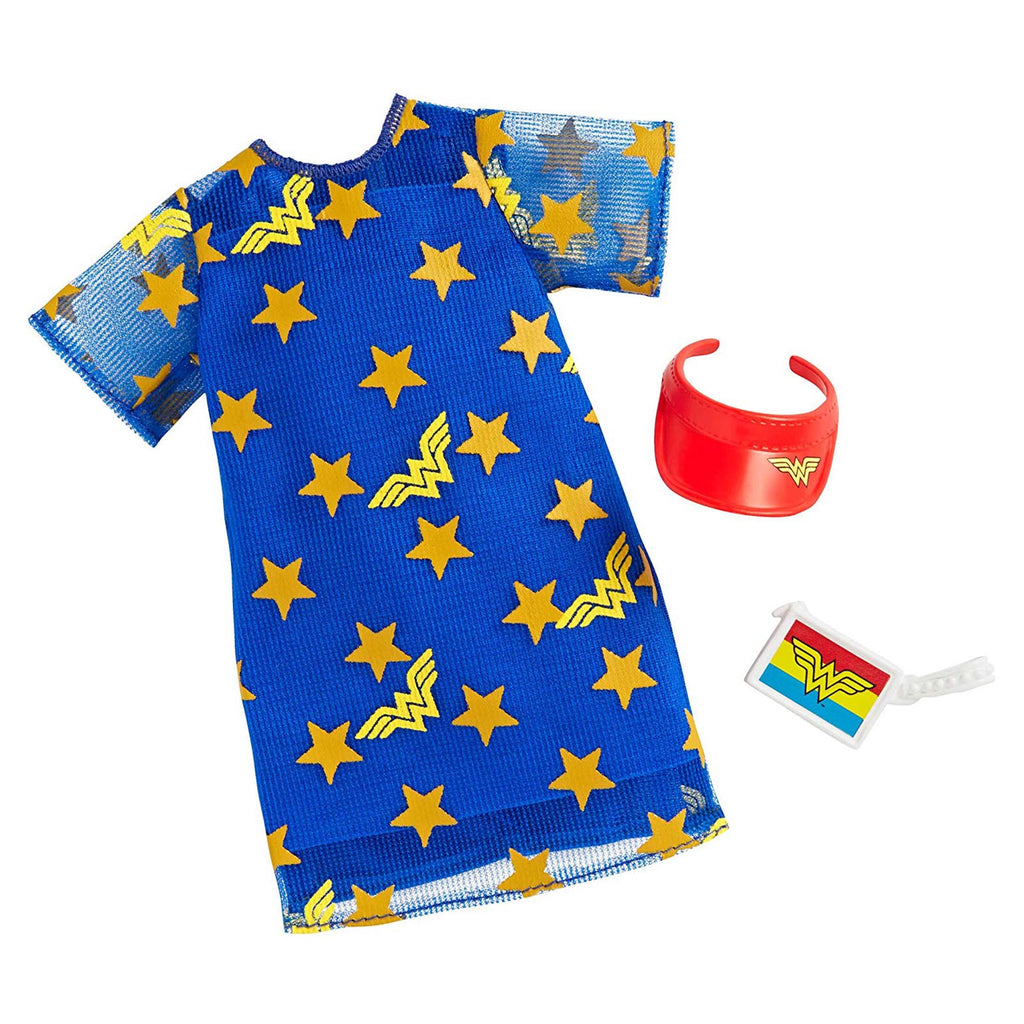 Barbie Wonder Woman Stars Outfit Accessory Set