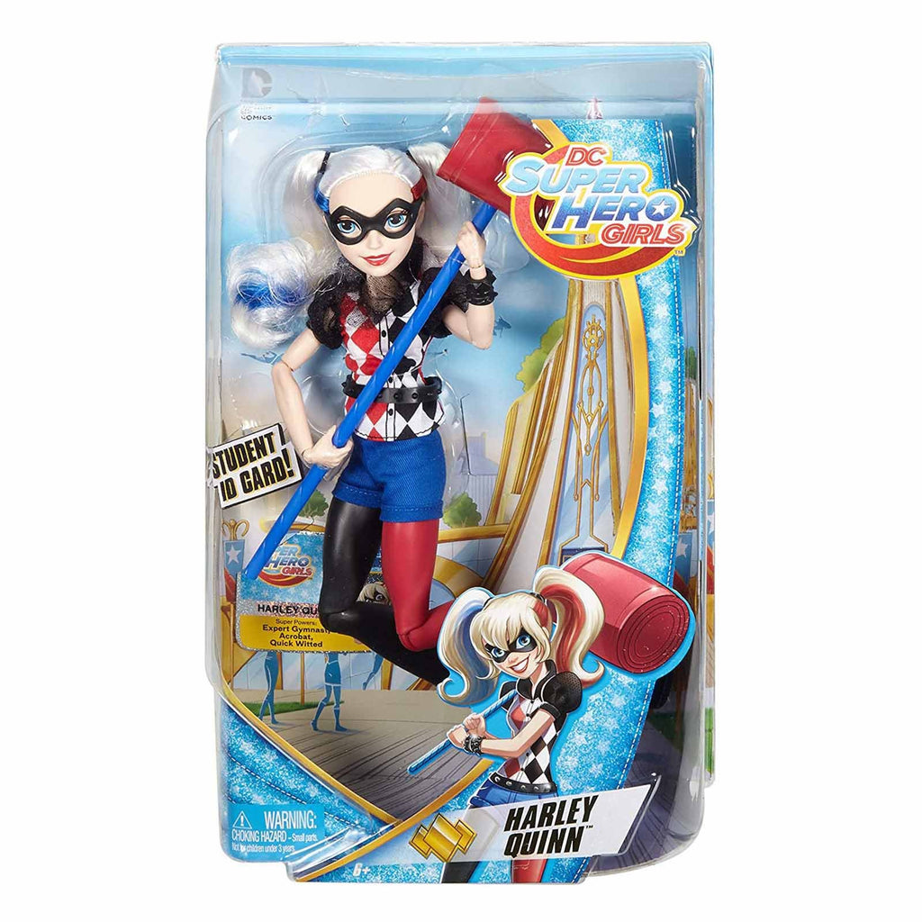 DC Super Hero Girls Harley Quinn Deluxe 12 Inch Action Doll
