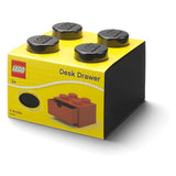 LEGO® Storage 4-Stud Desk Drawer Brick Black Storage Container - Radar Toys