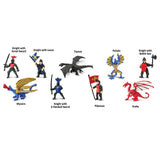 Knights and Dragons 2 Toob Mini Figures Safari Ltd - Radar Toys