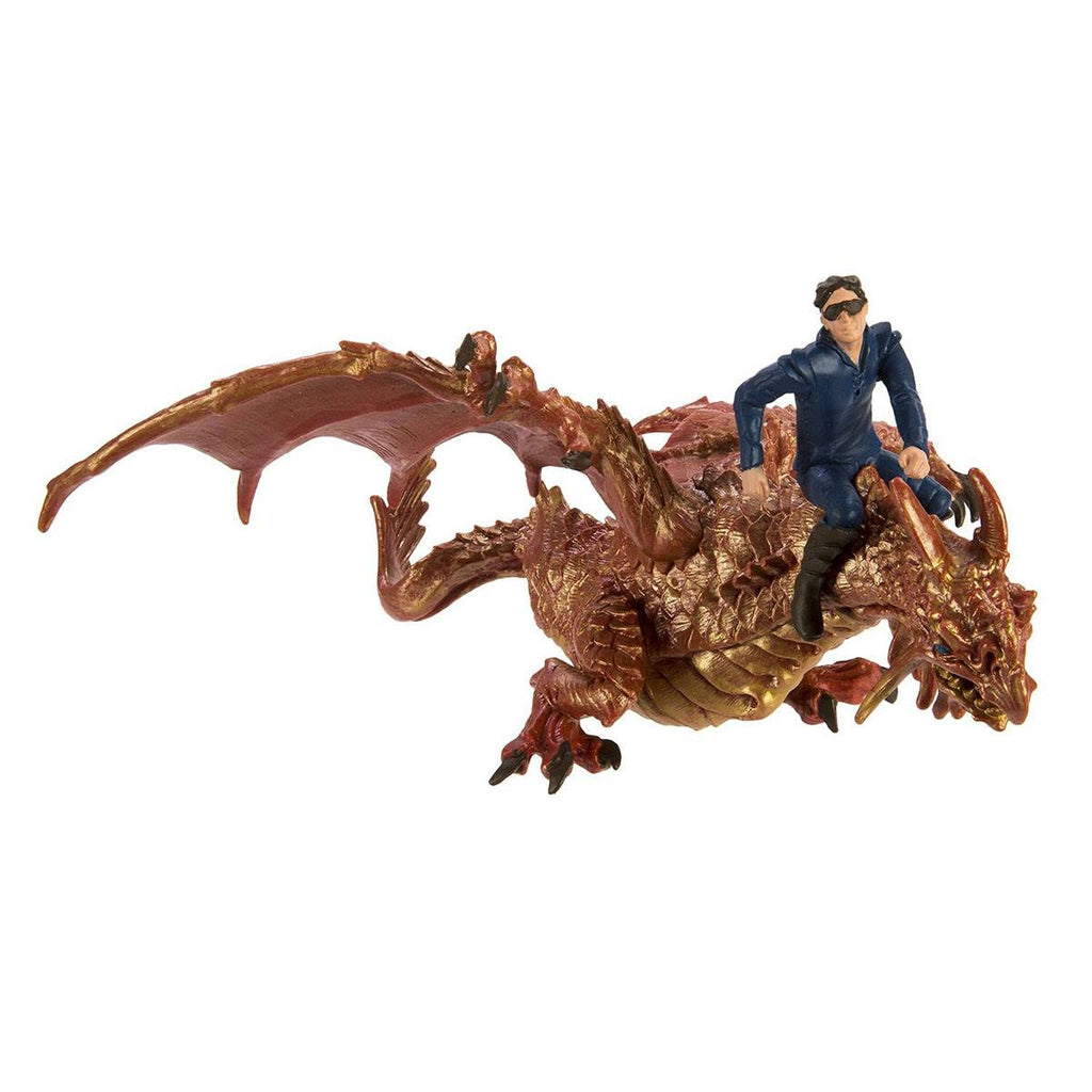 Thunder Dragon With Drake Set Fantasy Figure Safari Ltd
