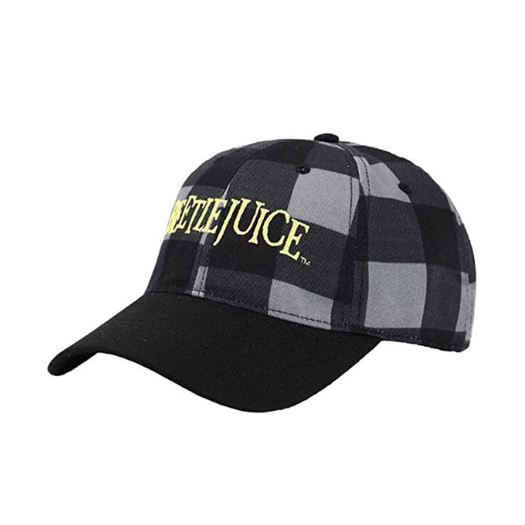 Bioworld Beetlejuice Adjustable Curved Snapback Hat