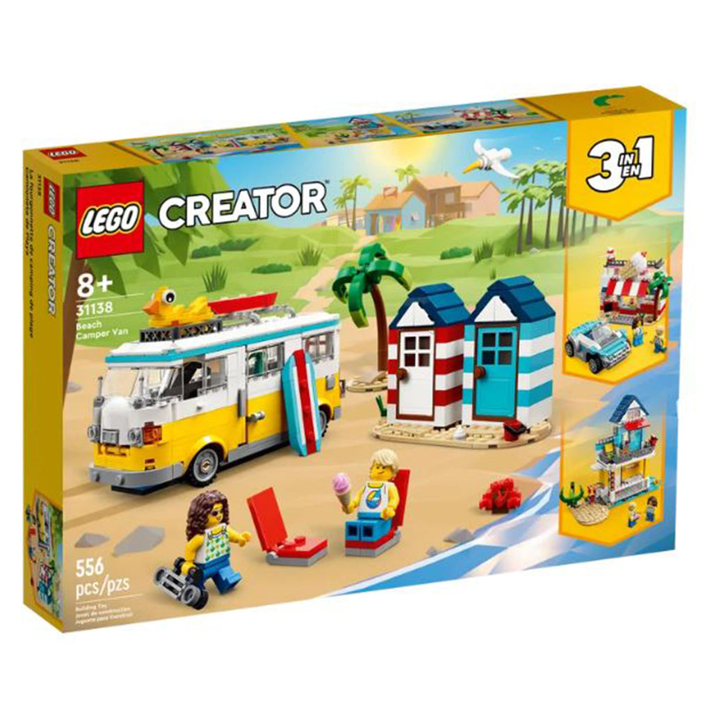 LEGO® Creator Beach Camper Van Building Set 31138 - Radar Toys