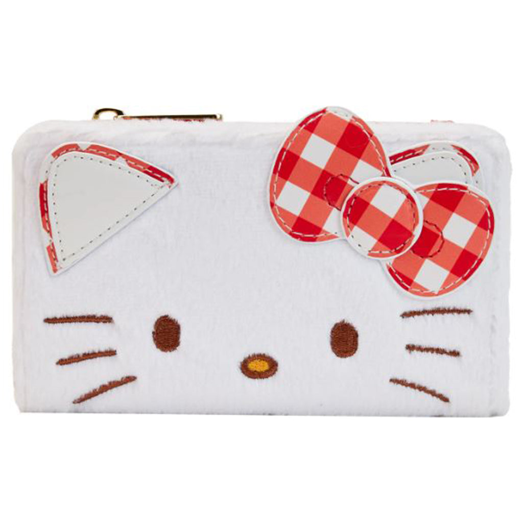 Loungefly Sanrio Hello Kitty Gingham Cosplay Flap Wallet