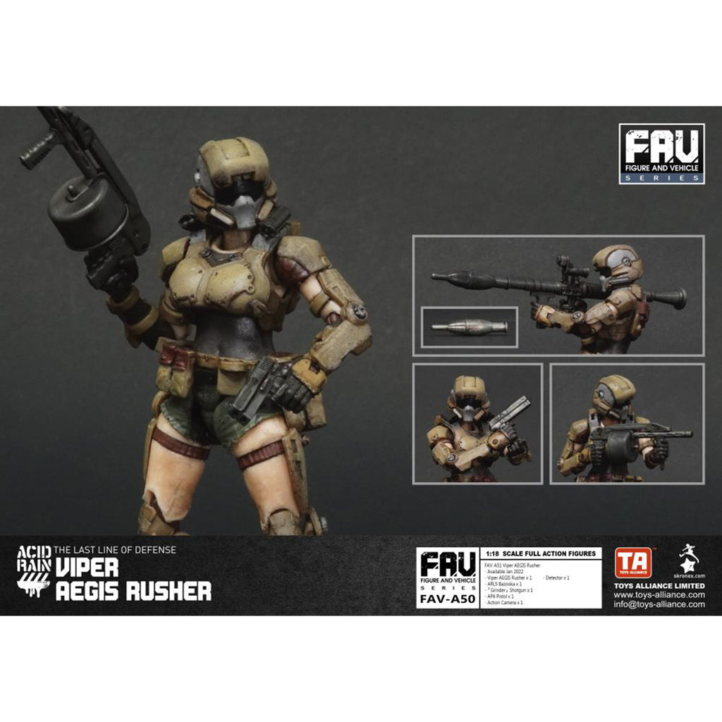 Acid Rain FAV-A50 Viper Aegis Rusher Action Figure