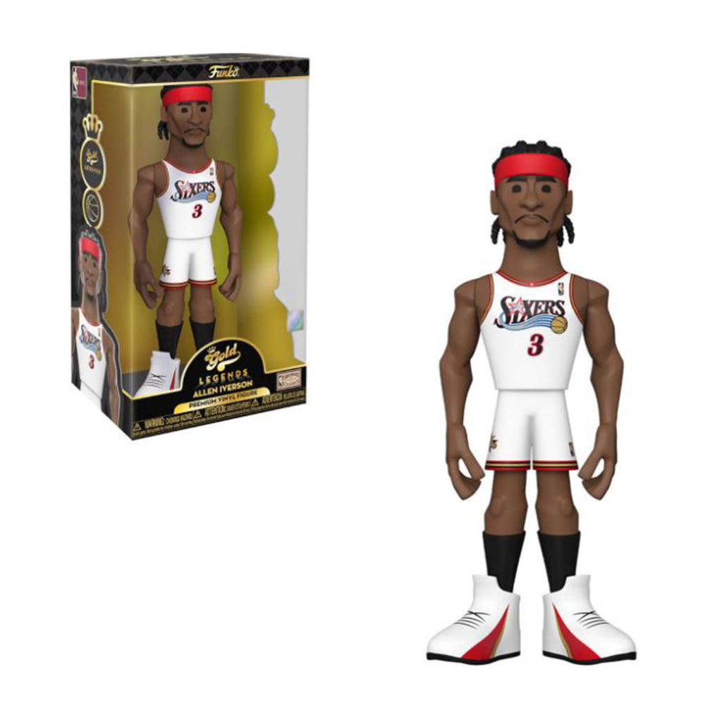 Funko NBA 76ers Gold Allen Iverson 12 Inch Figure