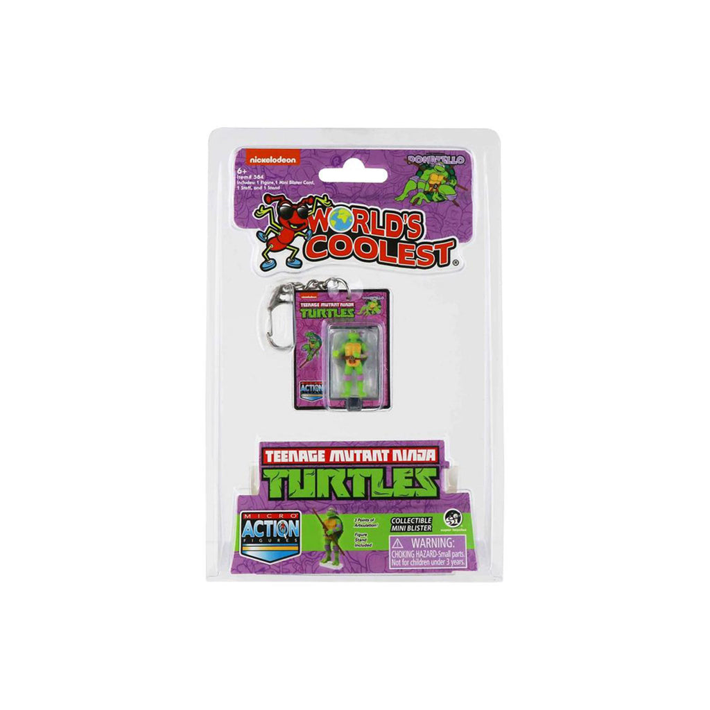 World's Smallest Teenage Mutant Ninja Turtles Donatello Micro Action Figure