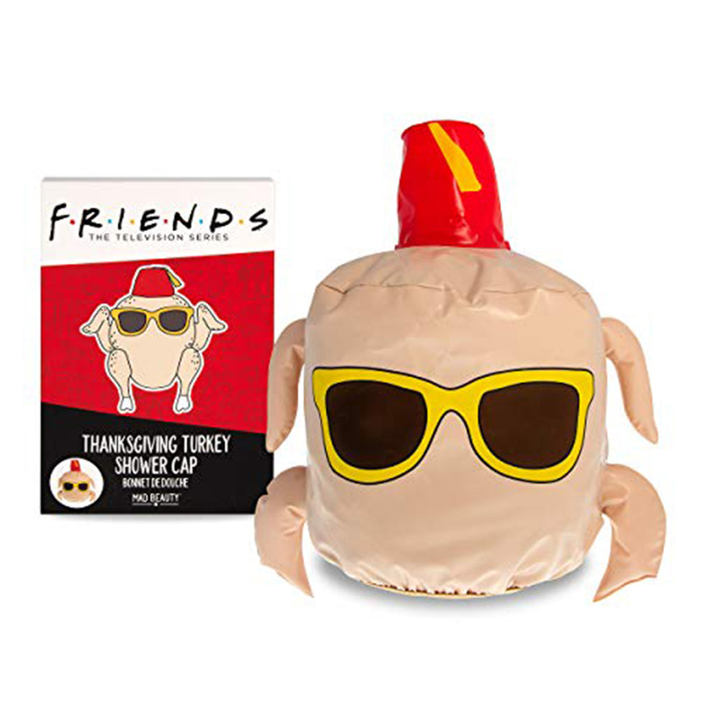 Mad Beauty Warner Friends Thanksgiving Turkey Shower Cap