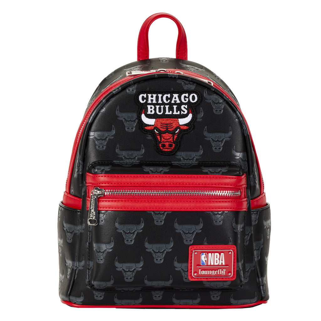 Loungefly NBA Chicago Bulls Debossed Logo Mini Backpack