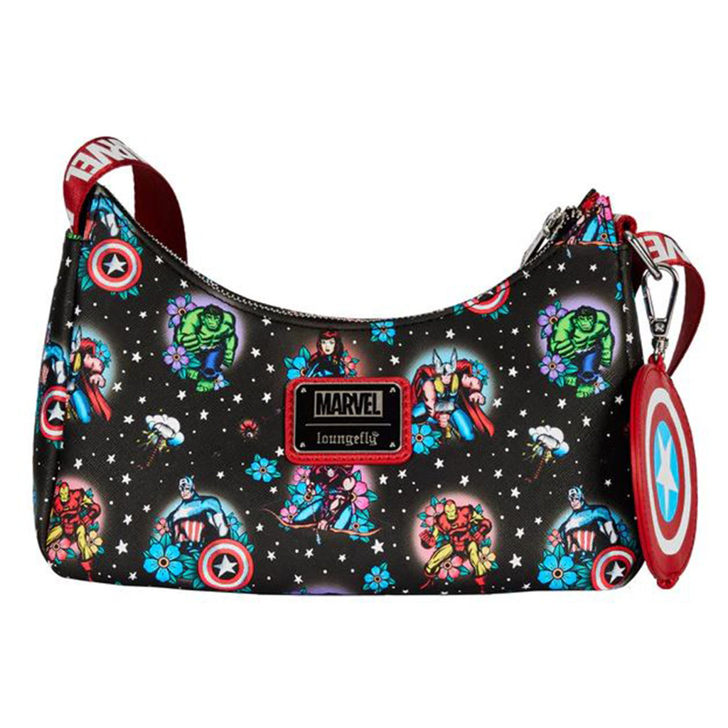 Loungefly Marvel Avengers Tattoo Shoulder Bag