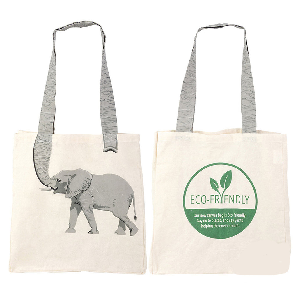 Elephant Tail Eco-Friendly Canvas 16 Inch Bag - Radar Toys