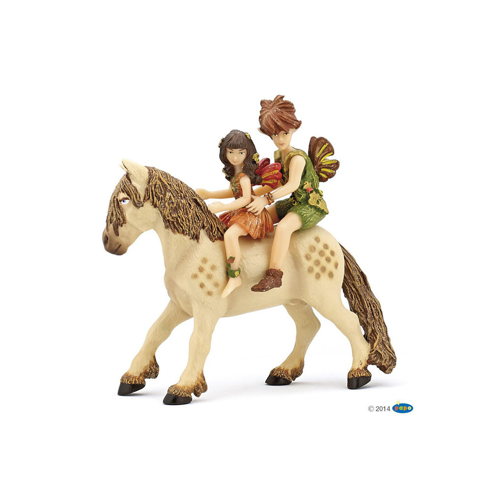 Papo Elf Children And Pony Fantasy Figure 39011 - Radar Toys