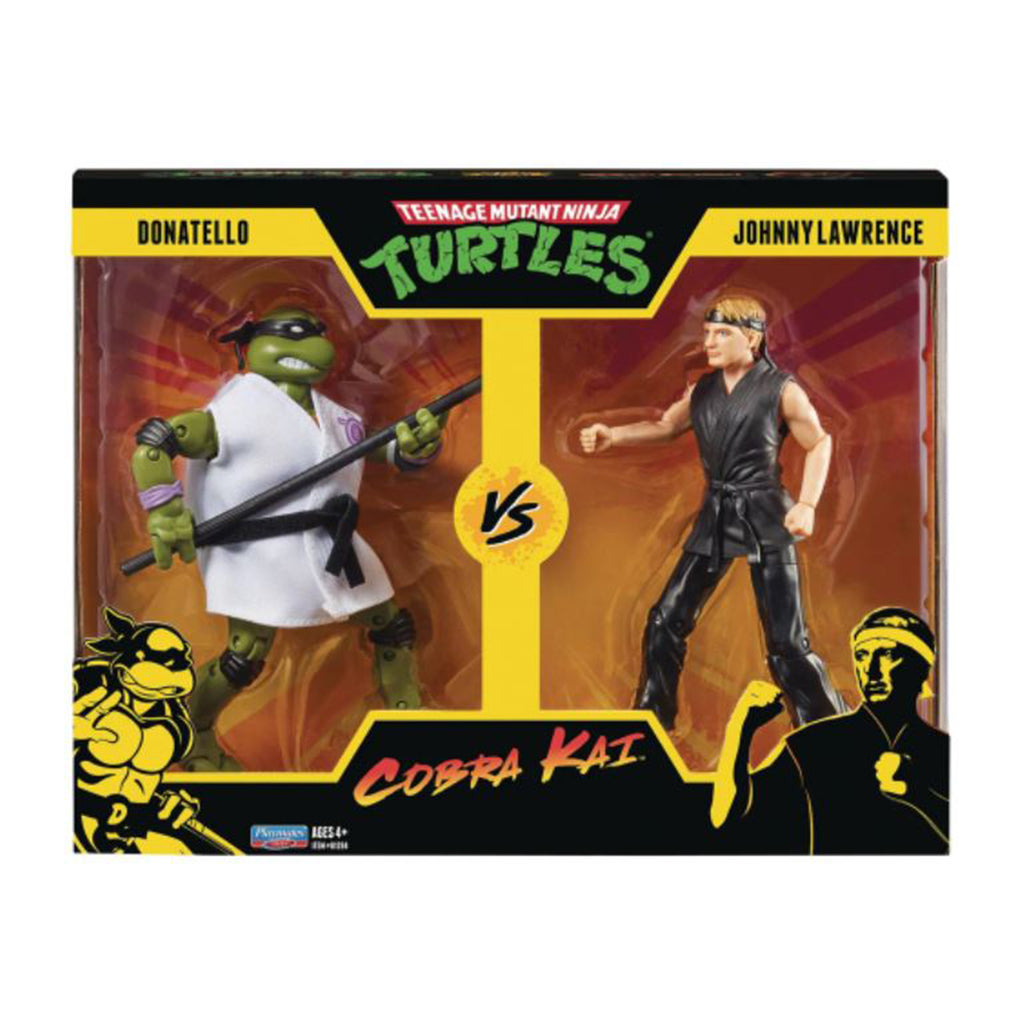 Playmates Turtles Cobra Kai Donatello Vs Johnny Lawrence Set
