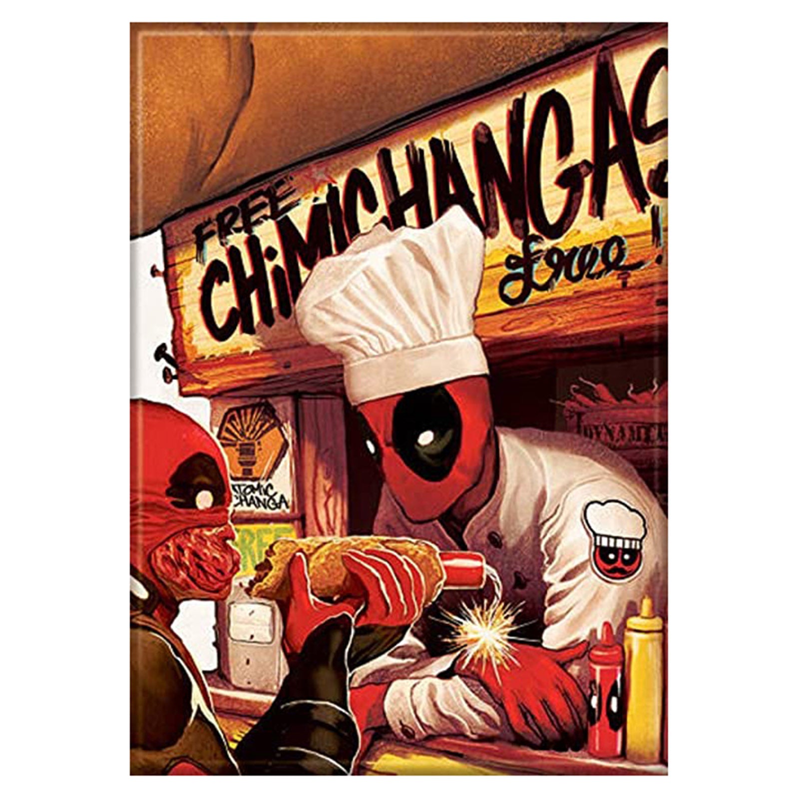 Ata-Boy Deadpool Chimichangas Magnet