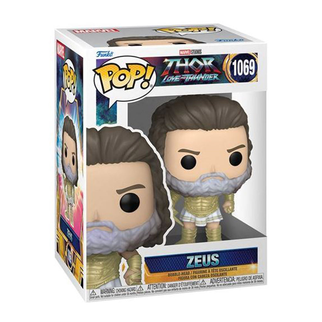 Funko Marvel Thor Love And Thunder POP Zeus Figure