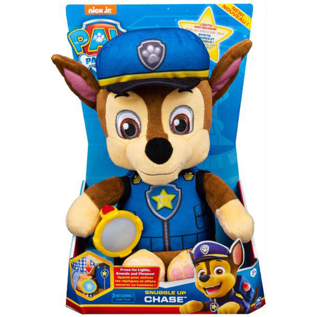 Spin Master PAW Patrol Snuggle Up Pups Chase 10 Inch Plush Figure
