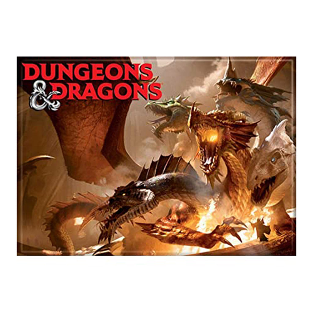 Ata-Boy Dungeons And Dragons Five Dragons Magnet - Radar Toys