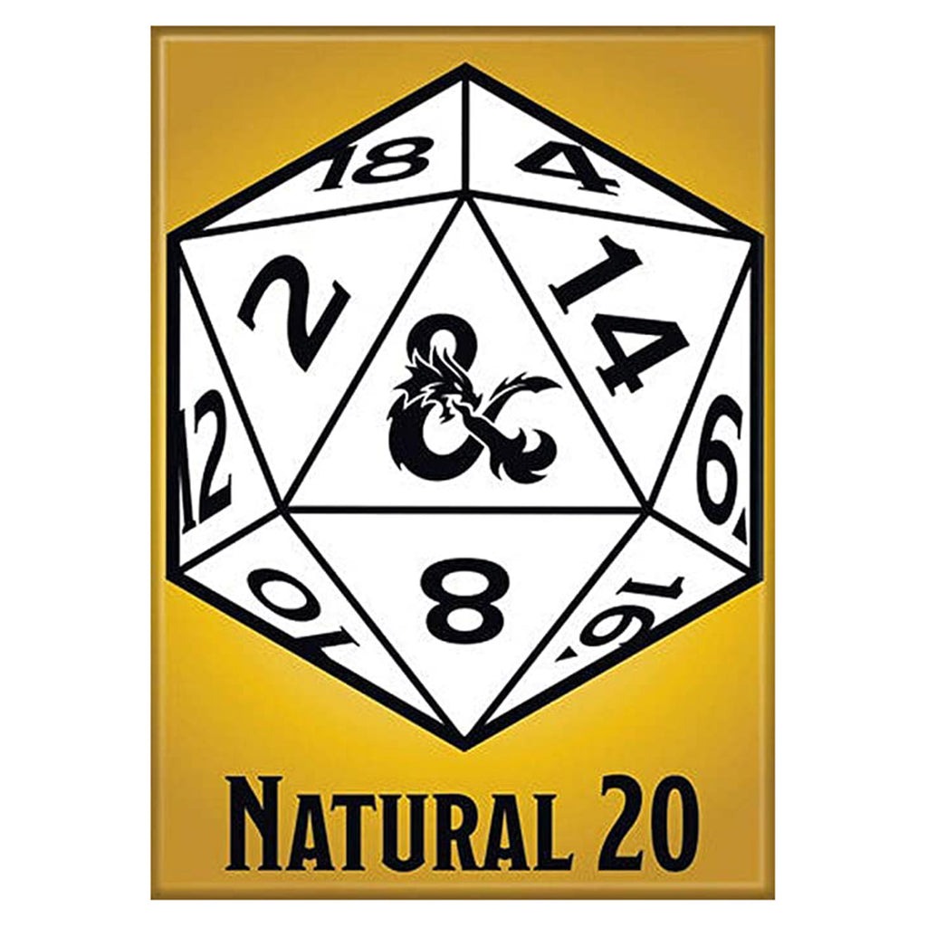 Ata-Boy Dungeons And Dragons D20 Die Magnet - Radar Toys