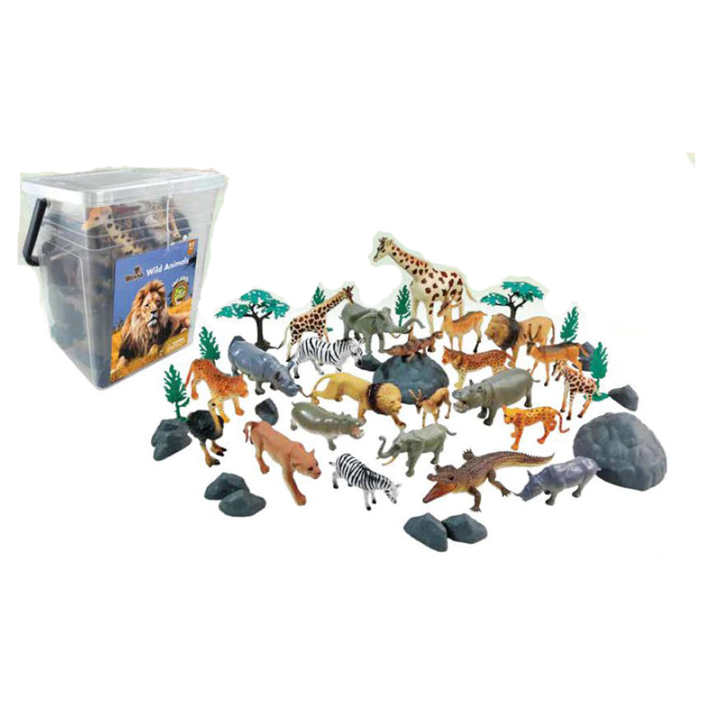 Wenno Wild Animals With Augmented Reality 28 Piece Bucket Set - Radar Toys