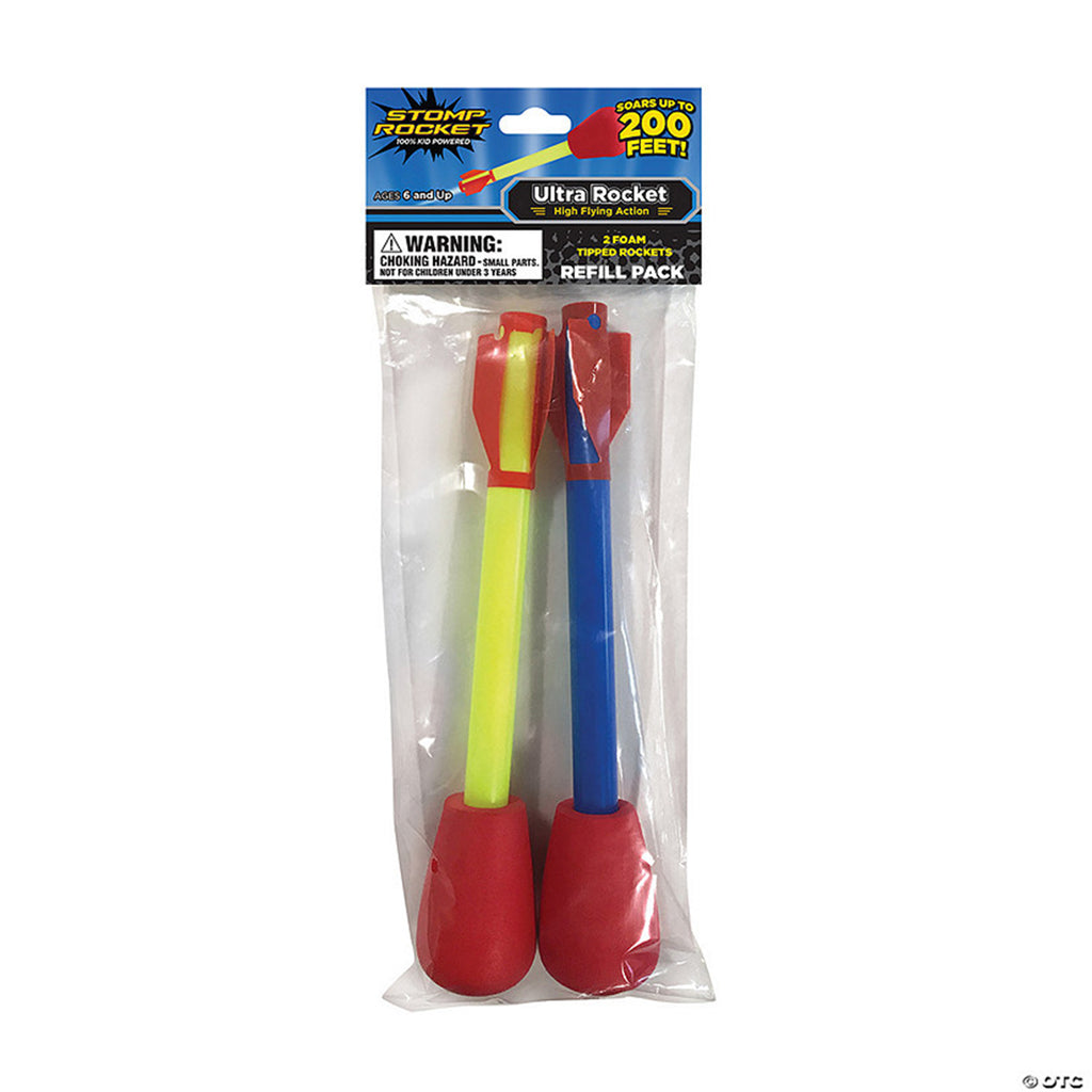 Stomp Rocket 2 Pack Ultra Rocket Refill Pack
