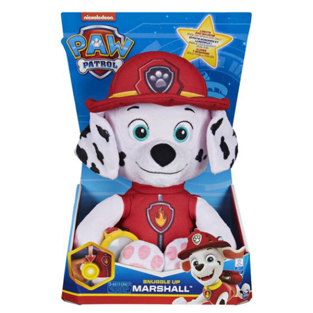 Spin Master PAW Patrol Snuggle Up Pups Marshall 10 Inch Plush Figure