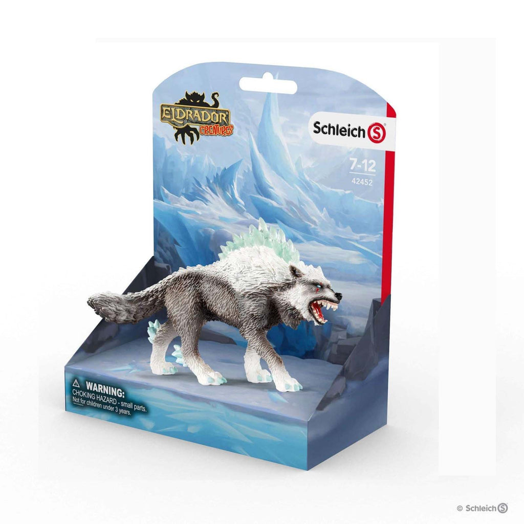 Schleich Eldrador Creatures Snow Wolf Figure Set 42452