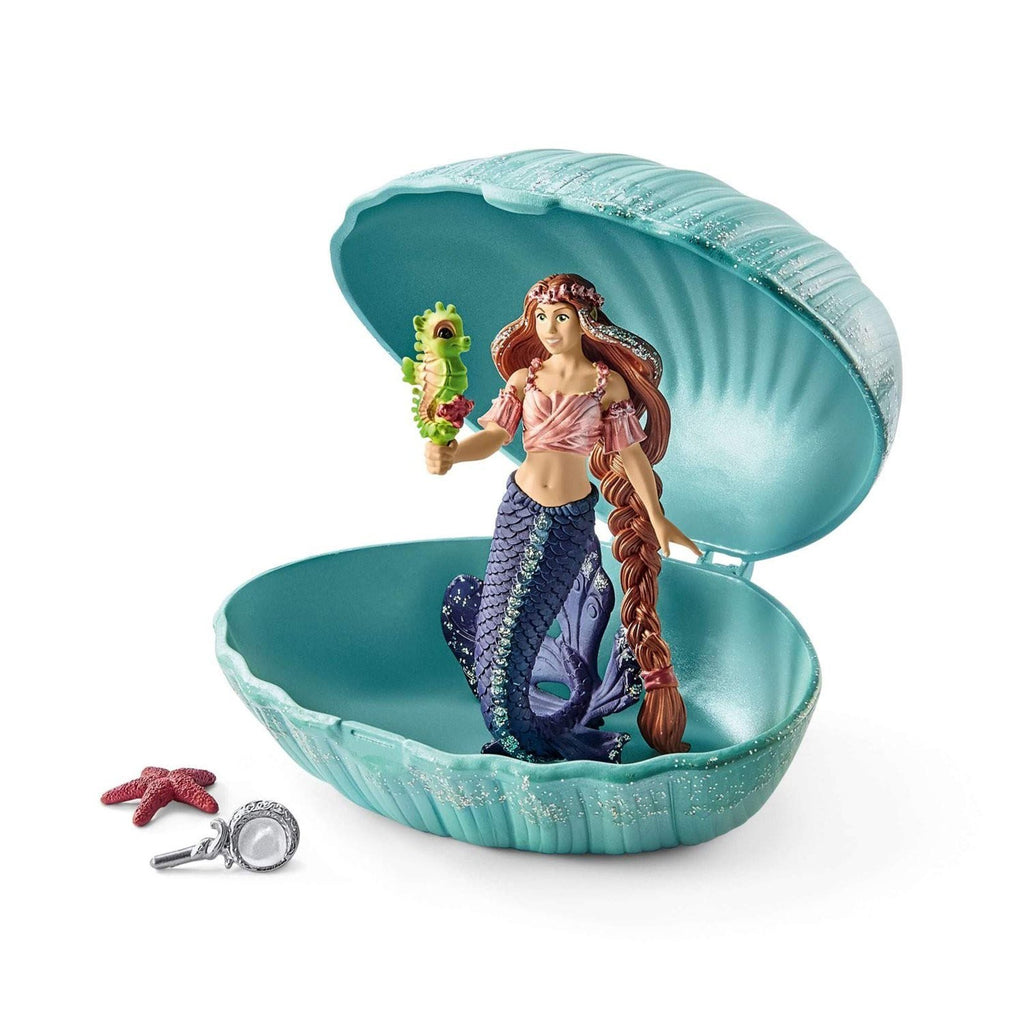 Schleich Mermaid Baby Seahorse In Shell Bayala Fantasy Figure 70563