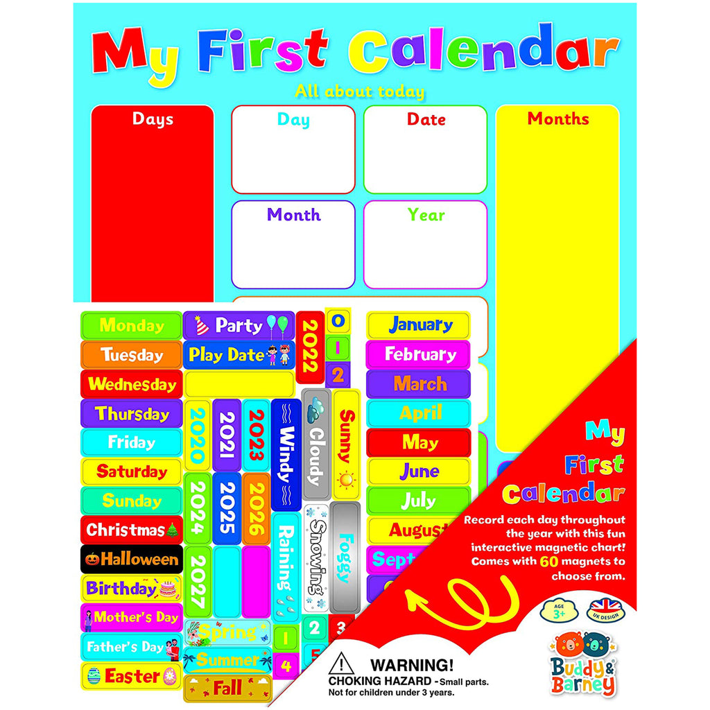 Buddy And Barney My First Calendar - Radar Toys