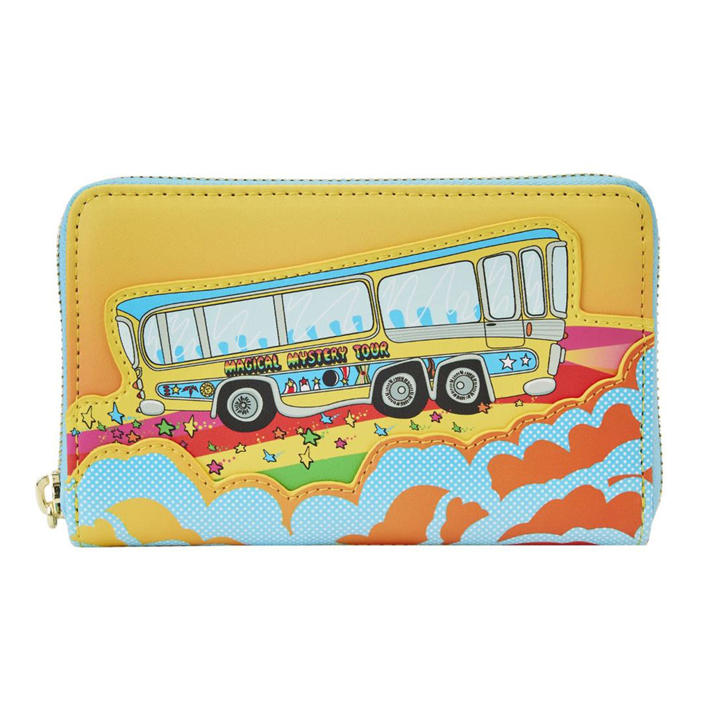 Loungefly The Beatles Magical Mystery Tour Bus Zip Around Wallet