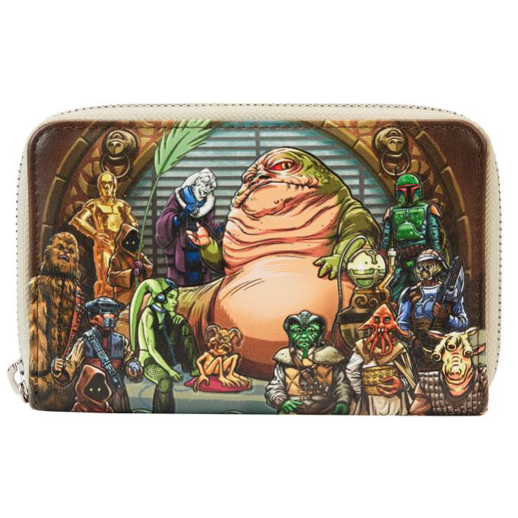 Loungefly Star Wars Return Of The Jedi 40th Anniversary Jaba's Palace Zip Around Wallet