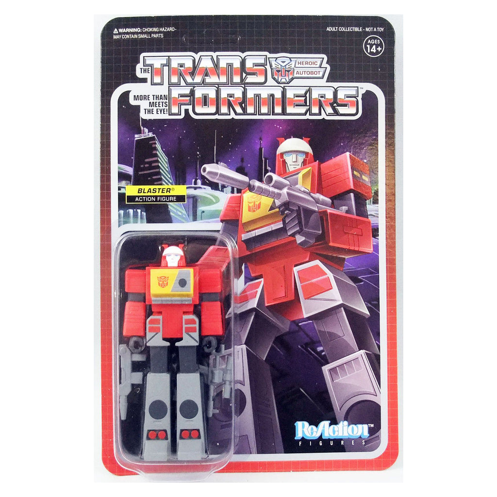 Super7 Transformers Blaster Reaction Figure