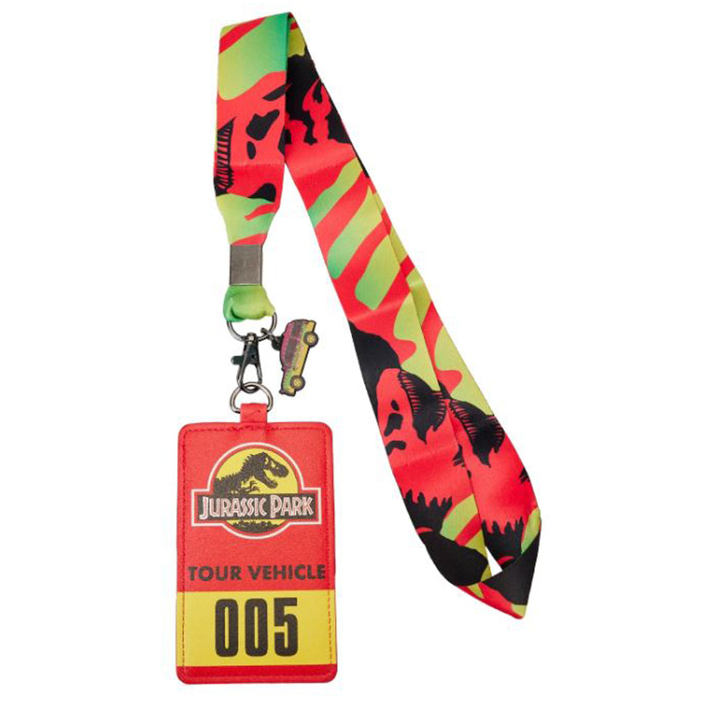 Loungefly Jurassic Park 30th Anniversary Tour Lanyard With Cardholder