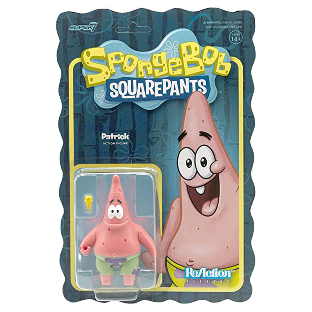 Super7 Spongebob Squarepants Patrick Reaction Figure