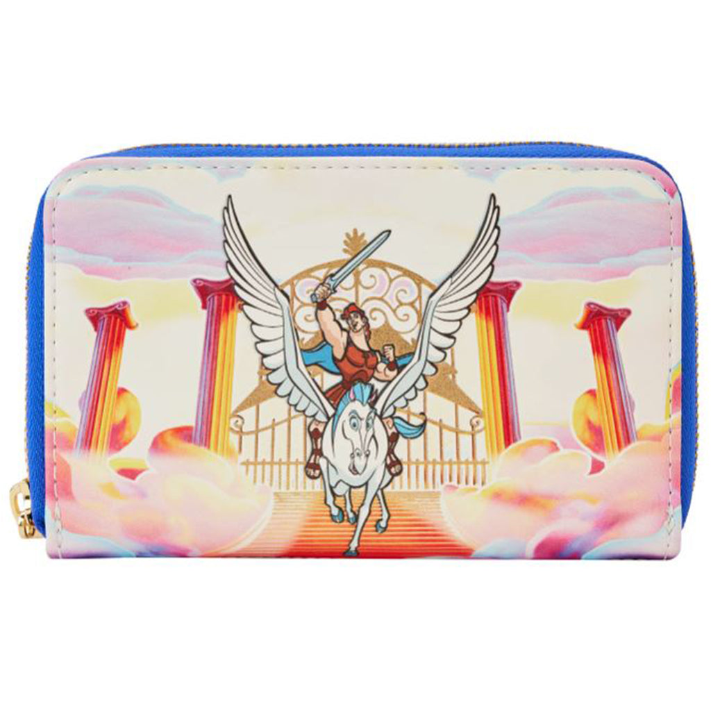 Loungefly Disney Hercules Mount Olympus Gates Zip Around Wallet