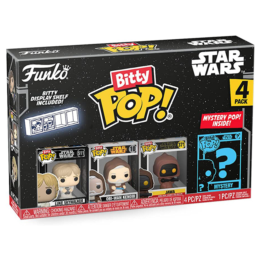 Funko Star Wars Bitty POP Luke Skywalker Series 4 Pack Set